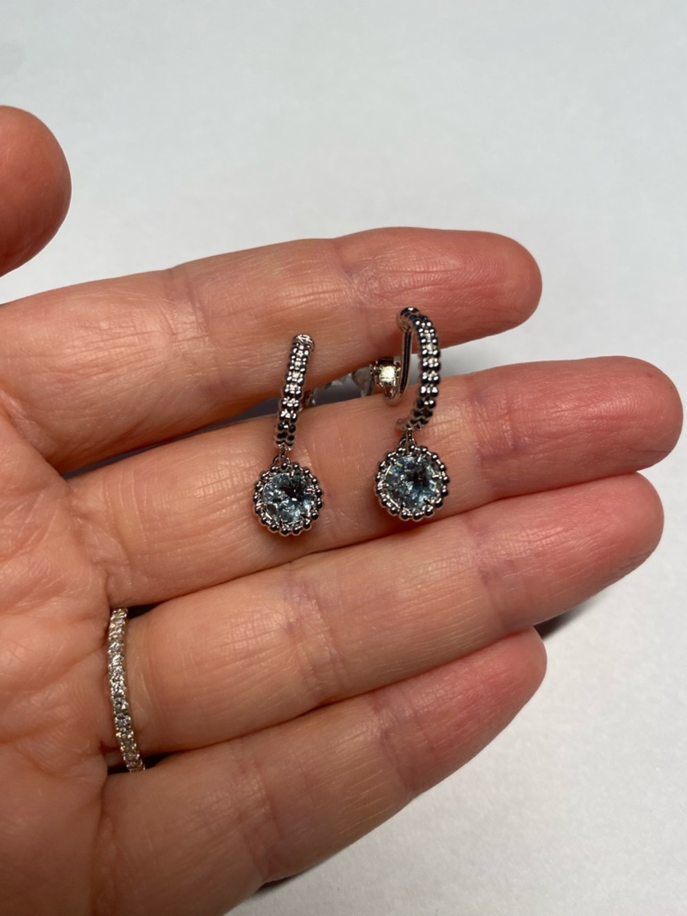 Swarovski Drop Clip-on Crystal Earrings